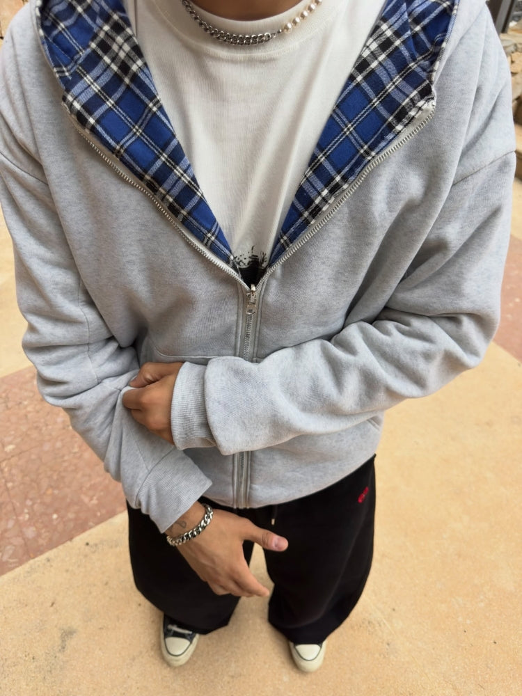 Cremallera a cuadros del revés de DCRB