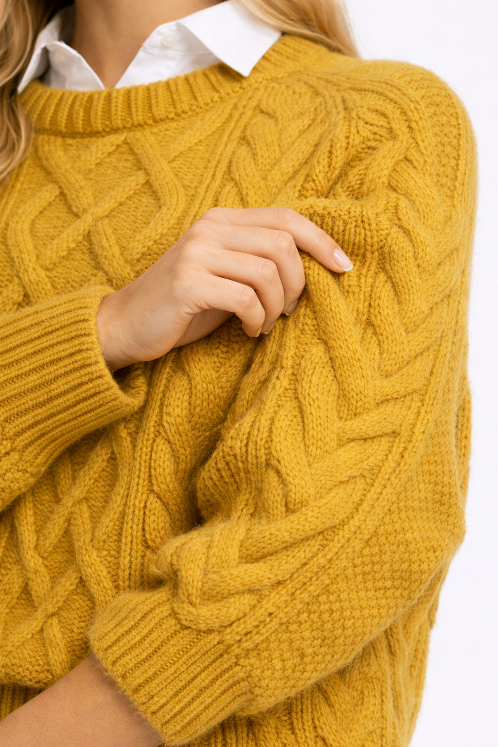 Suéter cuello alto cálido, estilo coreano, manga larga para otoño e invierno